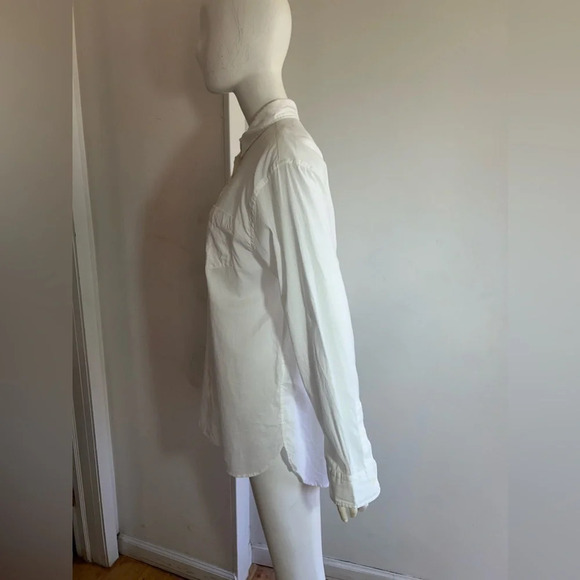 Gant Shirt Women Size XL White Ex Boyfriend Preppy Button Down Academia Classic - Picture 3 of 8